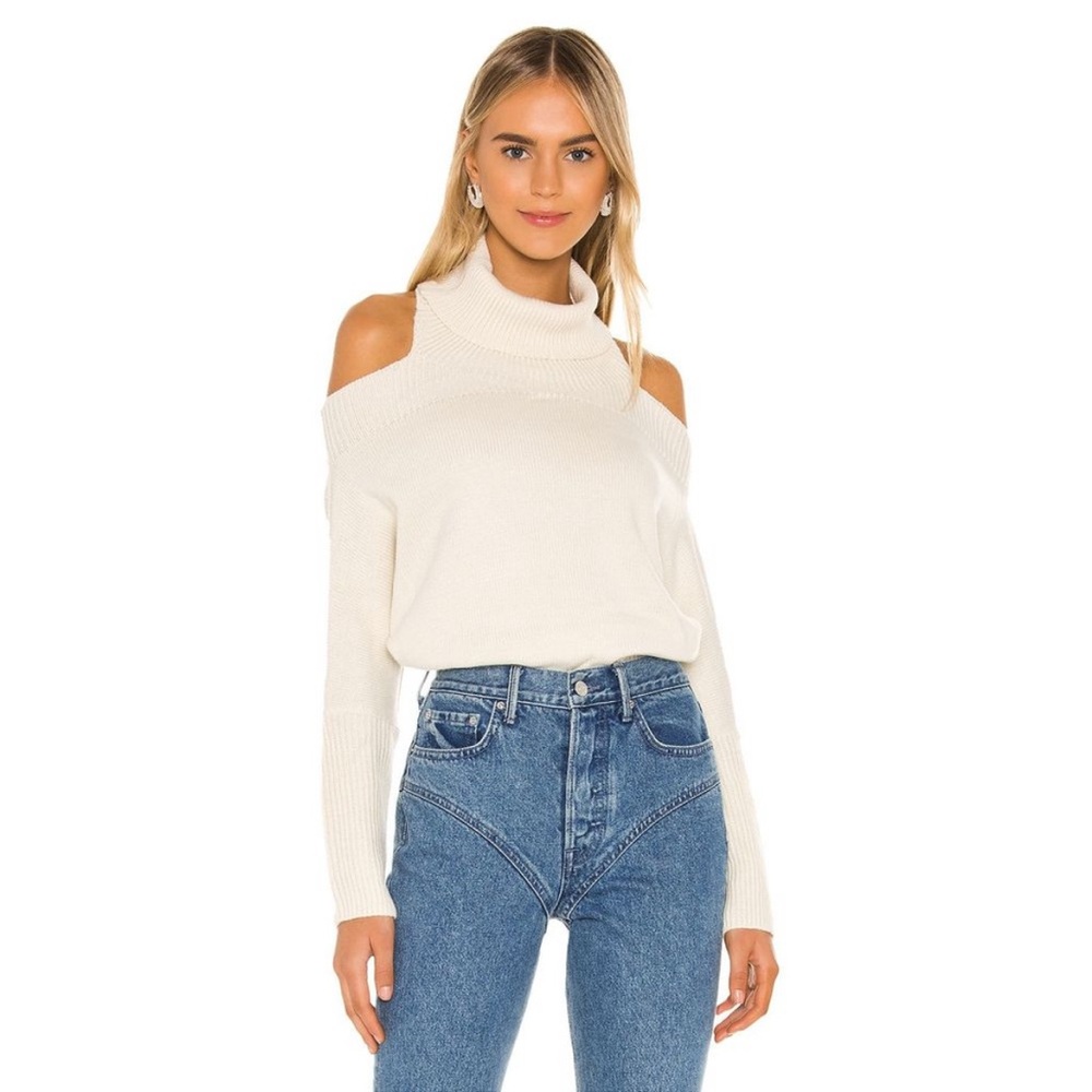 Lovers + Friends Open back cowl neck sweater